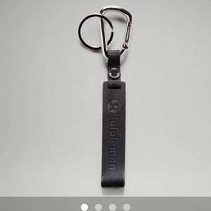 Lululemon Silicone Keychain - Black